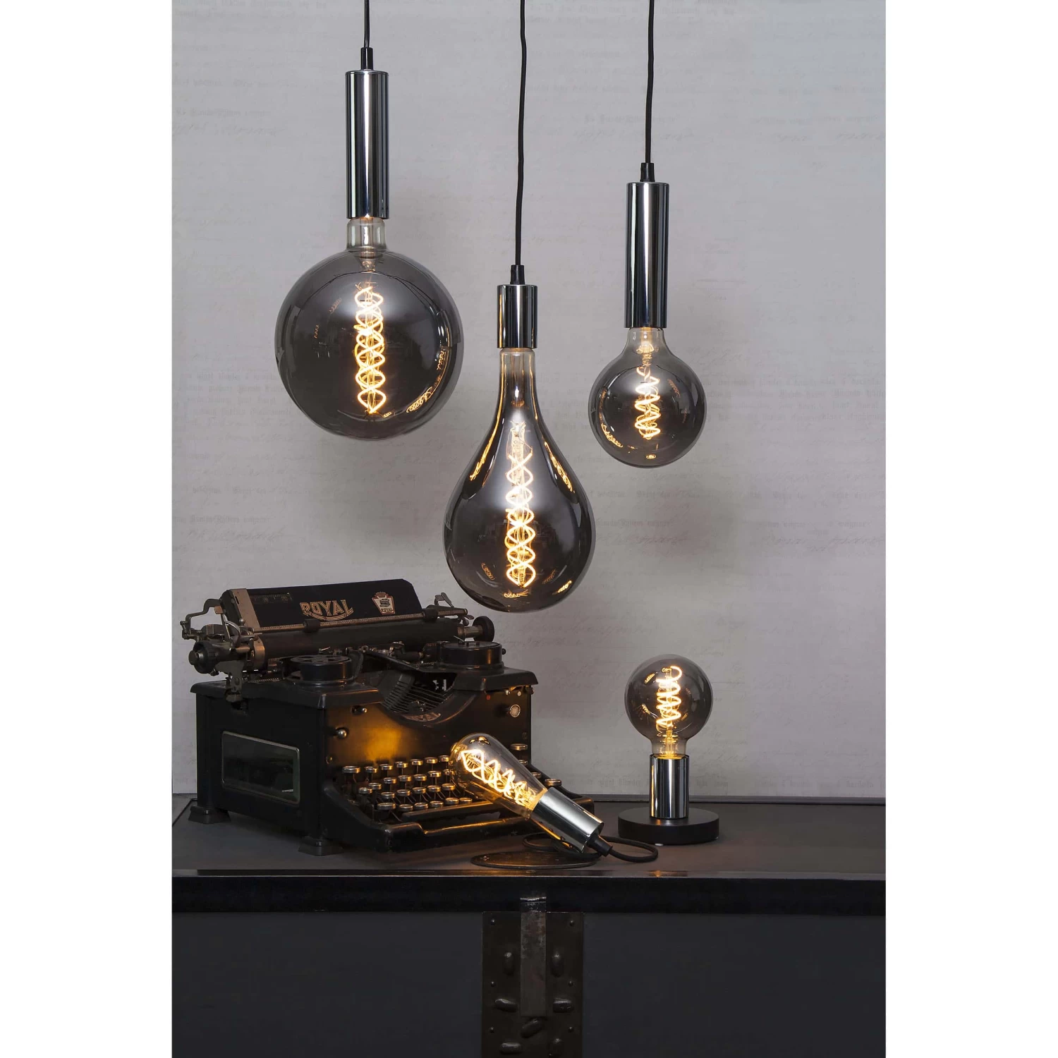 Leuchtmittel – Globe 2W 2100K Rauch Dimmbar Ø9,5 Cm – Bild 7