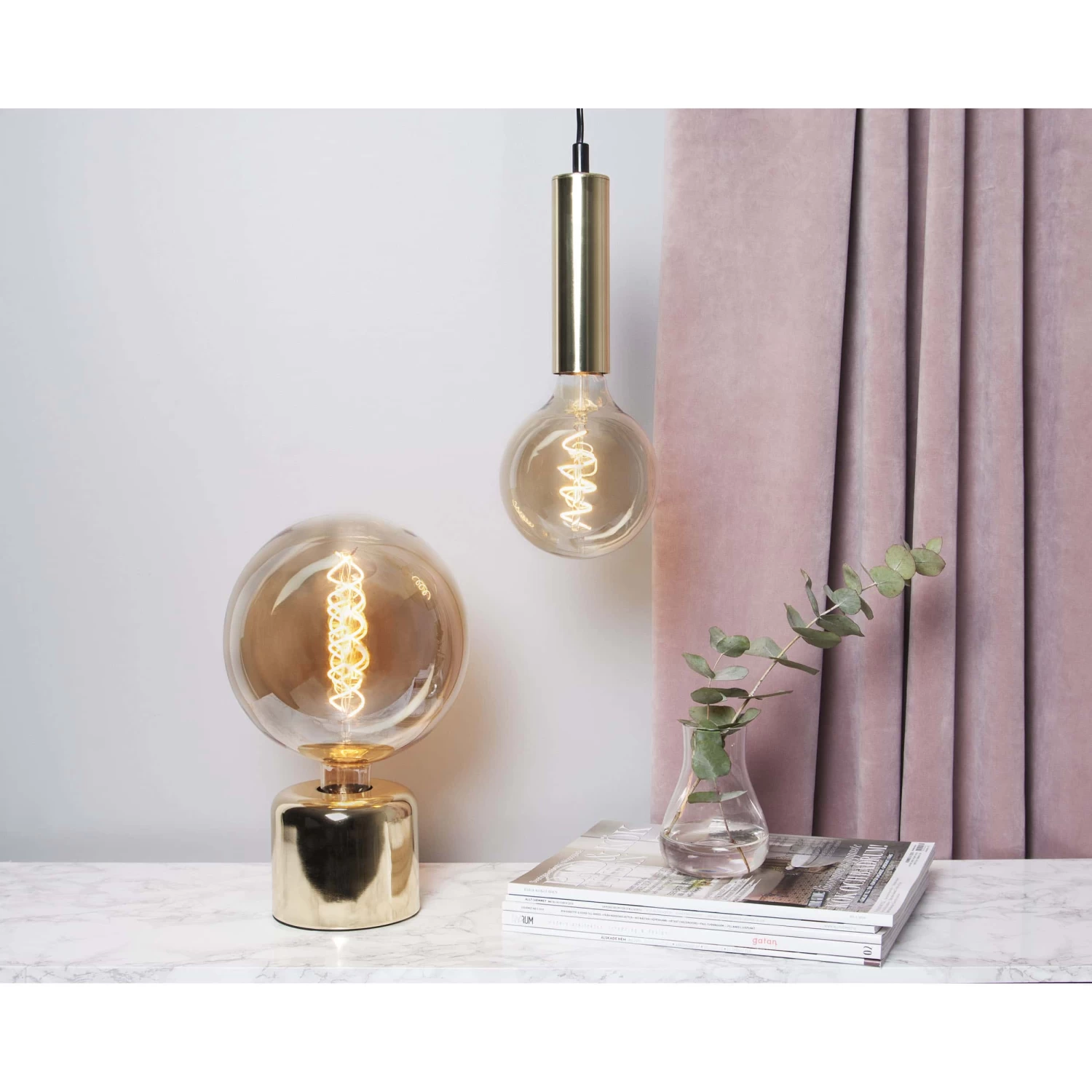 LED Filament – Globe 3,2W 2100K Dimmbar Amber Ø12,5cm – Bild 7