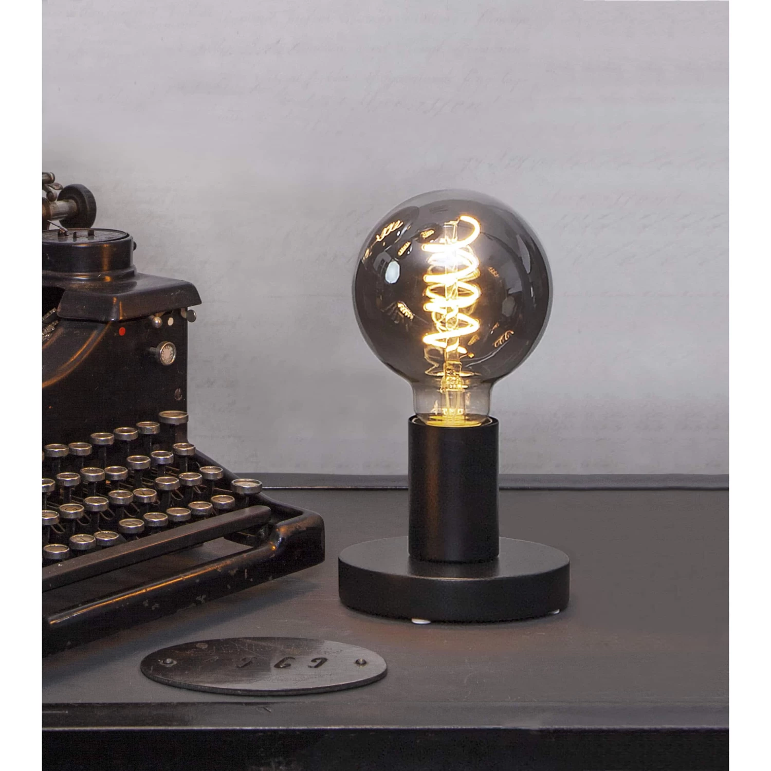 Leuchtmittel – Globe 2W 2100K Rauch Dimmbar Ø9,5 Cm – Bild 2