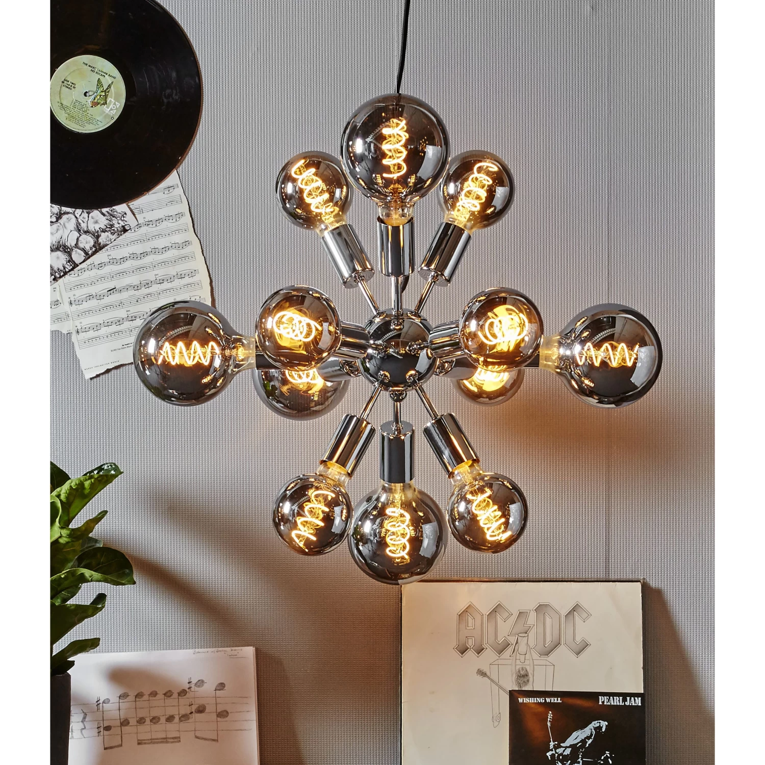 Leuchtmittel – Globe 2W 2100K Rauch Dimmbar Ø9,5 Cm – Bild 4