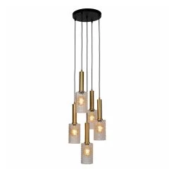 Pendelleuchte – Crush 5er Rondell