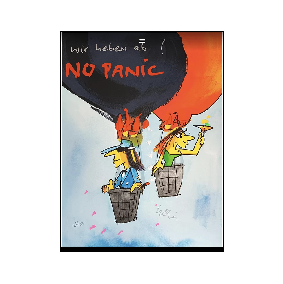 Wandbild – Udo Lindenberg – Wir Heben Ab