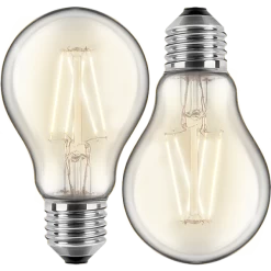 Leuchtmittel – Tropfen 7W (≈60W) 2700K Ø6cm 2er Set