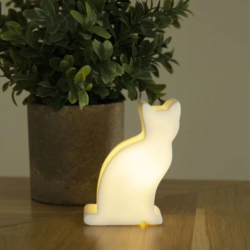 Akku LED Katze 9cm – Bild 2