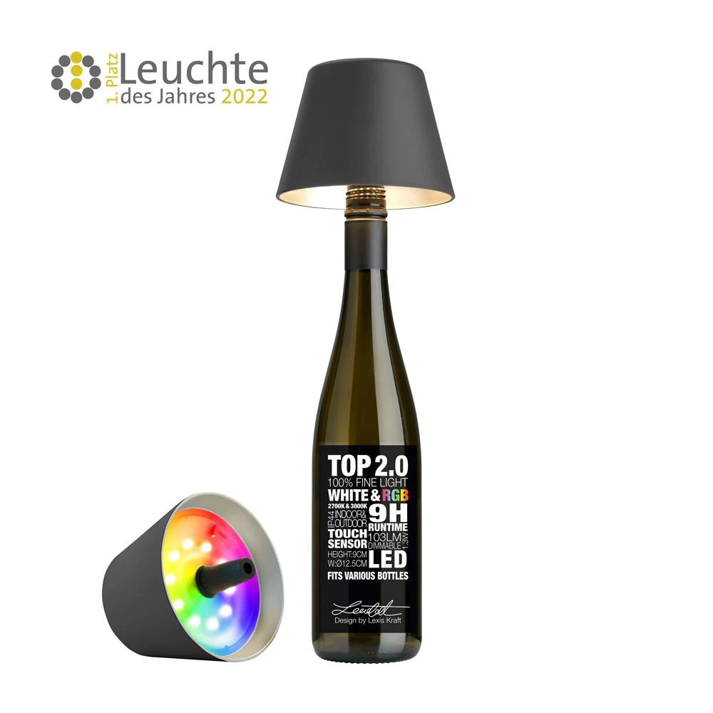 Flaschenaufsatz Akku – Top 2.0 RGBW – Bild 8