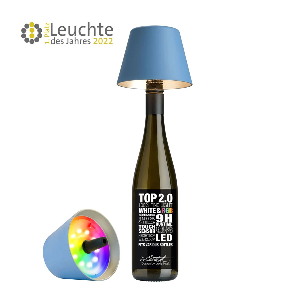 Flaschenaufsatz Akku – Top 2.0 RGBW – Bild 9