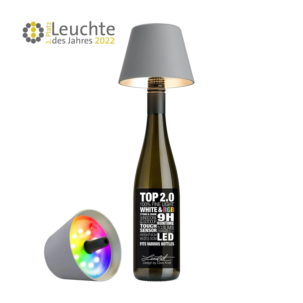 Flaschenaufsatz Akku – Top 2.0 RGBW – Bild 12