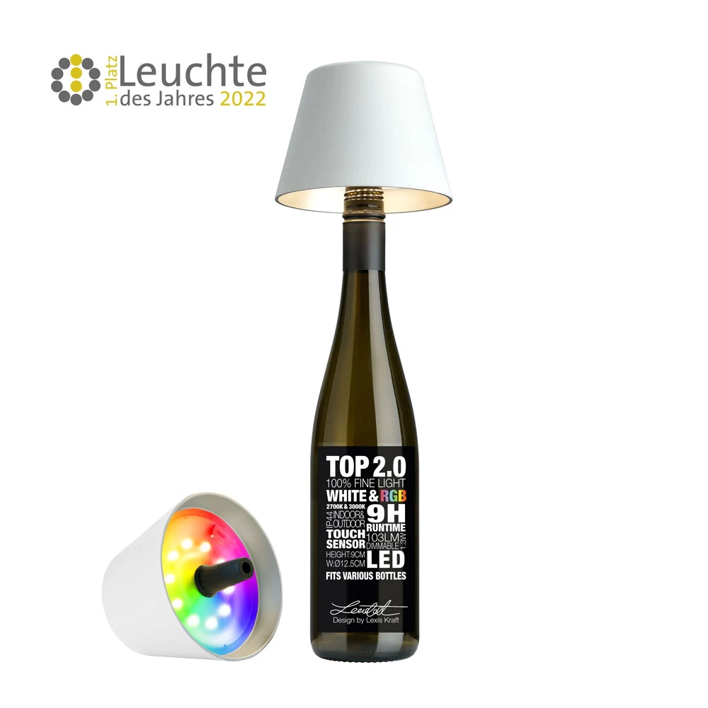 Flaschenaufsatz Akku – Top 2.0 RGBW – Bild 18