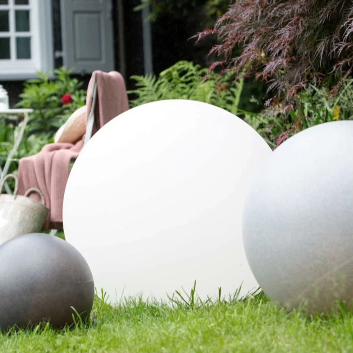 In & Outdoor LED Leuchtkugel – Bola SOLAR Weiß – Bild 6