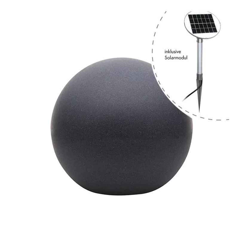 In & Outdoor LED Leuchtkugel – Bola SOLAR Anthrazit