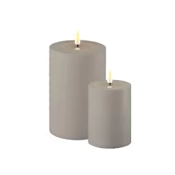 Outdoor LED Kerzen – Authentic – Grau