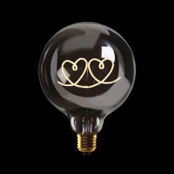 Statement Bulb – Doppelherz Warmweiß