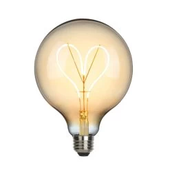 Statement Bulb – Herz Gold