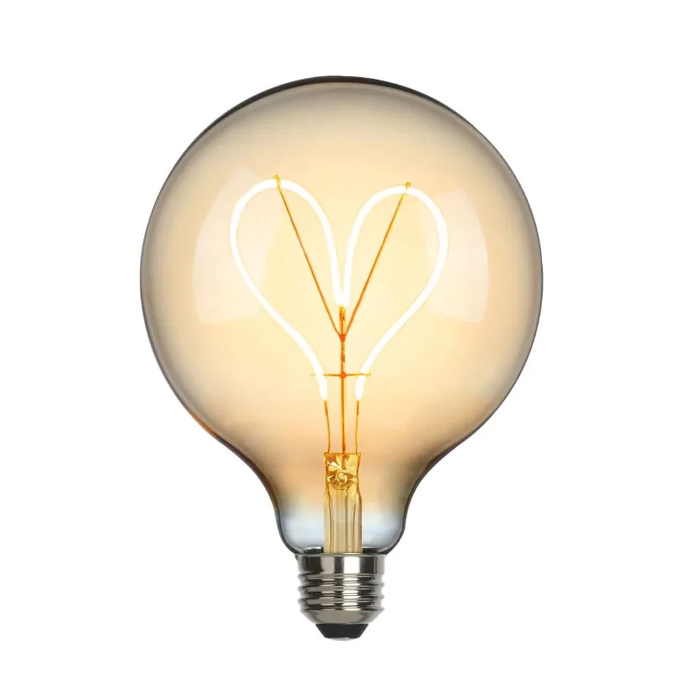 Statement Bulb â Herz Gold