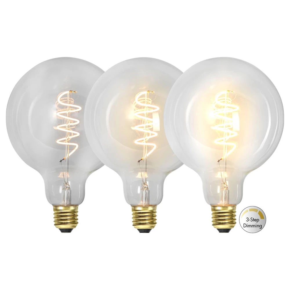 Leuchtmittel – Globe 4W 2100K 3-Step-Dimm Ø9,5cm – Bild 2