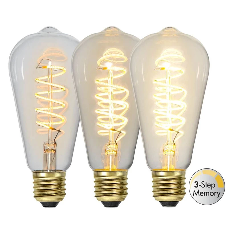 Leuchtmittel – Kolben 4W 2100K 3-Step-Dimm Ø6,4cm – Bild 2