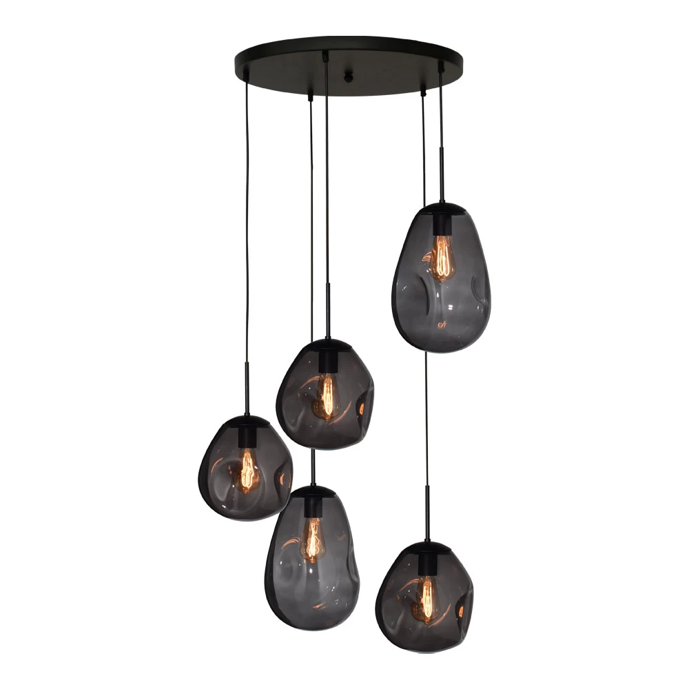 Pendelleuchte – Bubble 5er Rondell (V2)