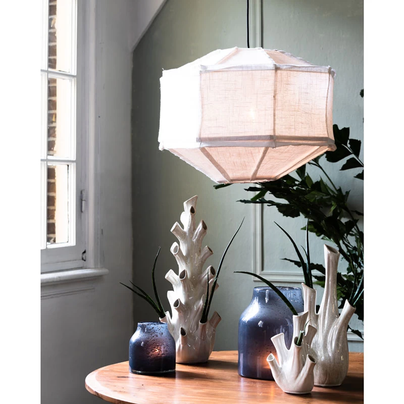 Pendelleuchte – Leinen – Bild 3