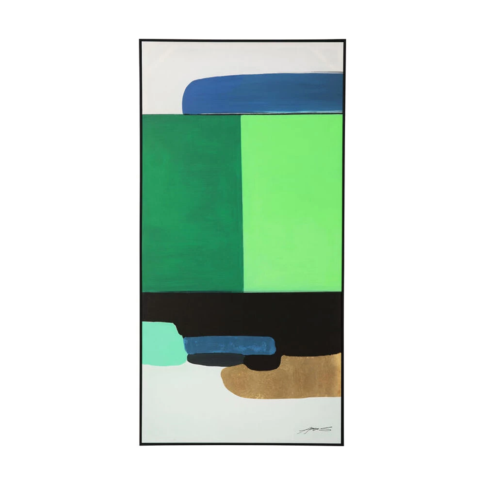 Wandbild – Abstract Greeny