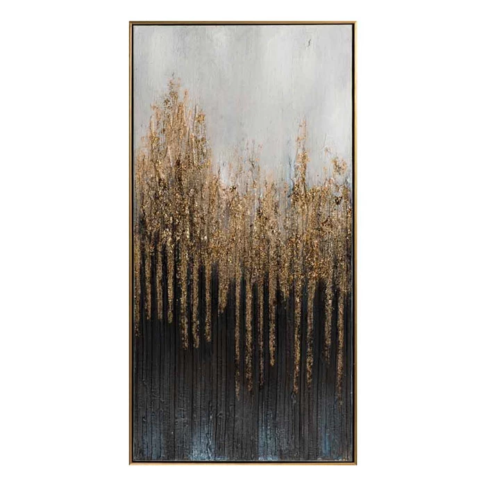 Wandbild – Golden Forest