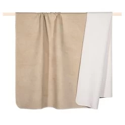 Wohndecke – Beige/Weiß