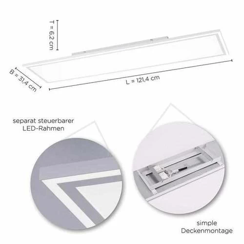 Deckenleuchte – Frame In Und Out 120×30 – Bild 4