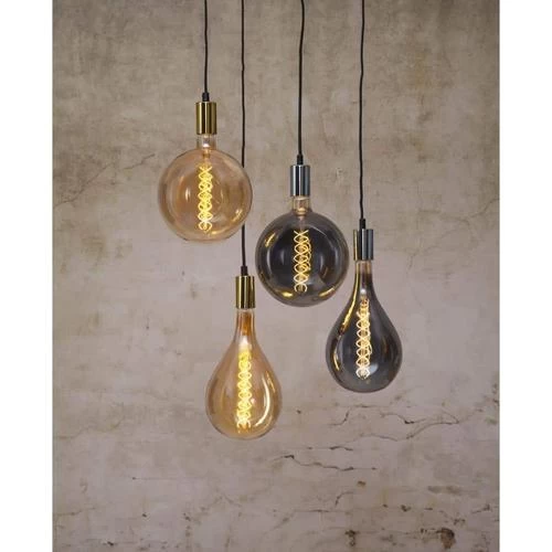 LED-Filament Leuchtmittel – Tropfen Chrom – Bild 3